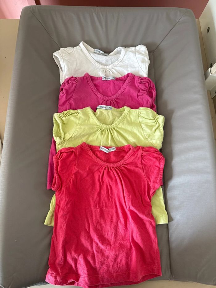 Lot t-shirt 26 mois