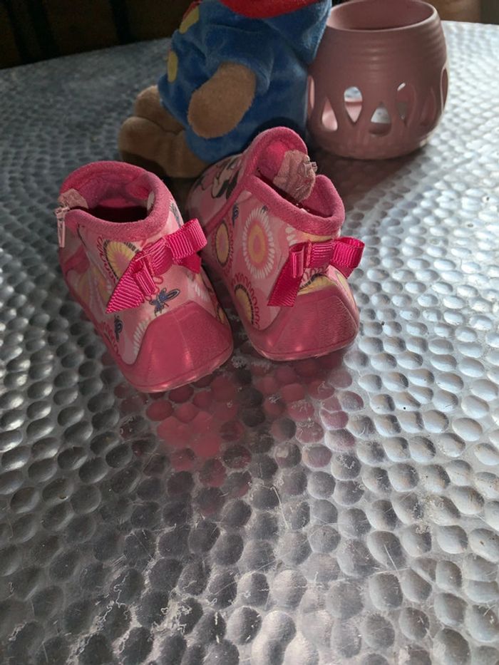 Chausson Minnie rose p22 - photo numéro 4