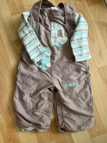 Ensemble salopette - t-shirt garçon