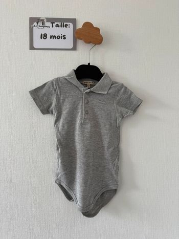Polo manches courtes - taille 18 mois 🌼