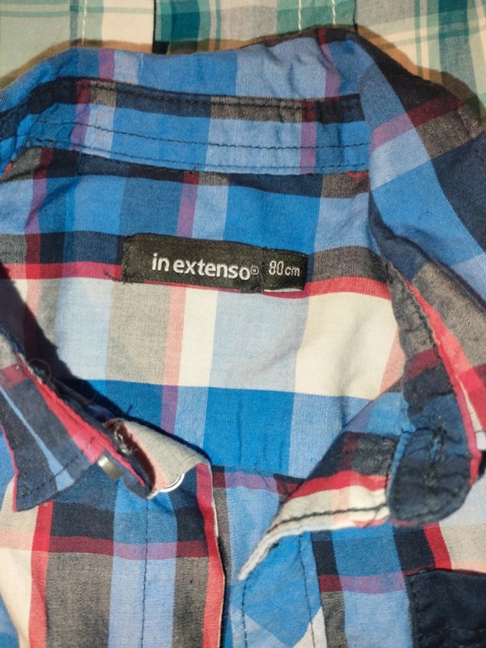 Lot 2 chemise garçon 12/18mois - photo numéro 2