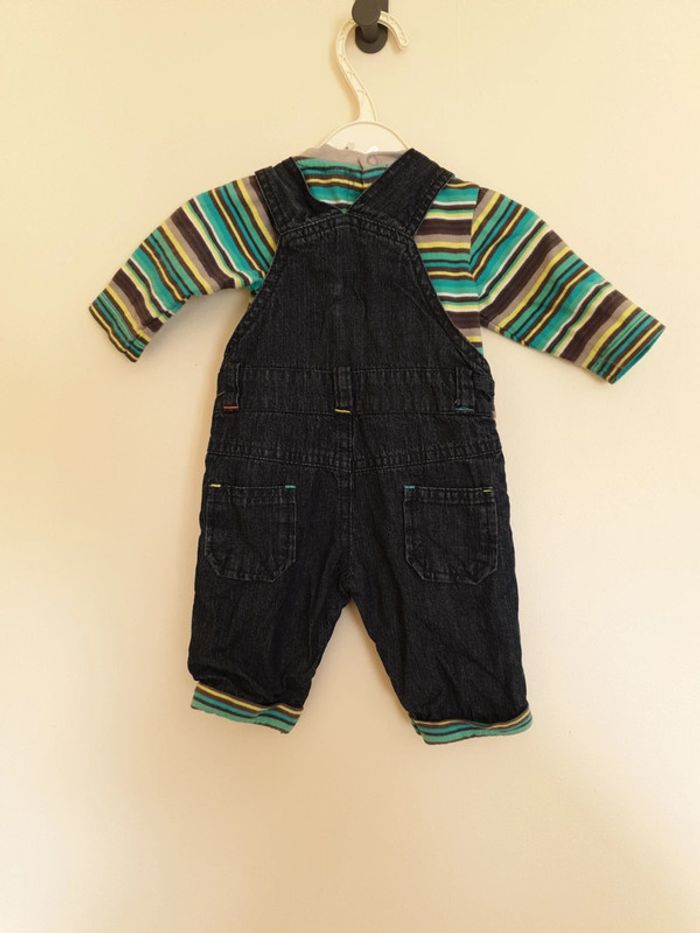 Ensemble salopette 1 mois Orchestra - photo numéro 4