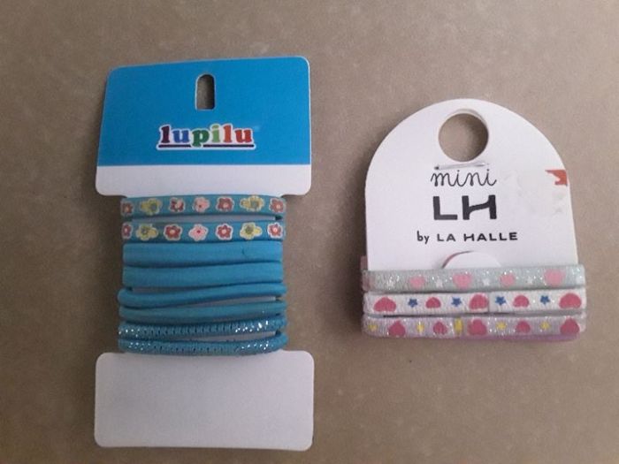 Lot élastiques épais fille NEUFS
