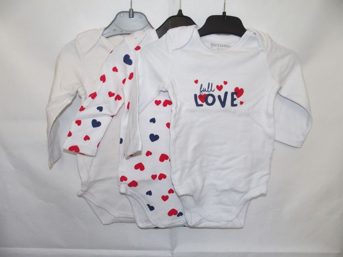 3 bodies fille T.9 mois