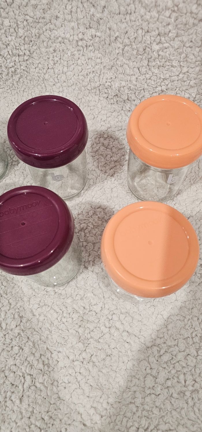 Lot de 8 grands pot en verre Babybols babymoov - photo numéro 4
