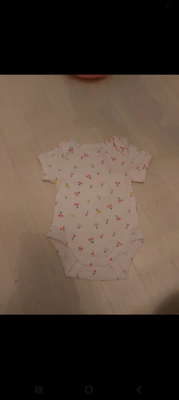 Body manche courte 1mois