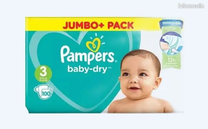 Couches pampers taille 3.