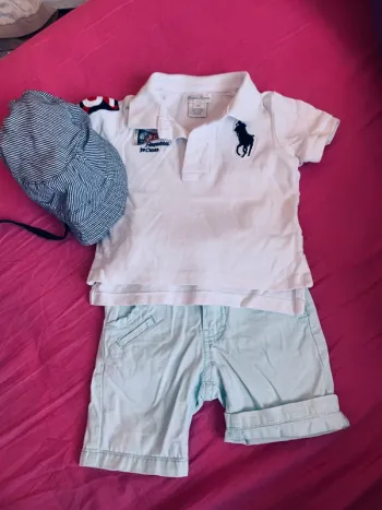 Ensemble polo Ralph Lauren bermuda timberland