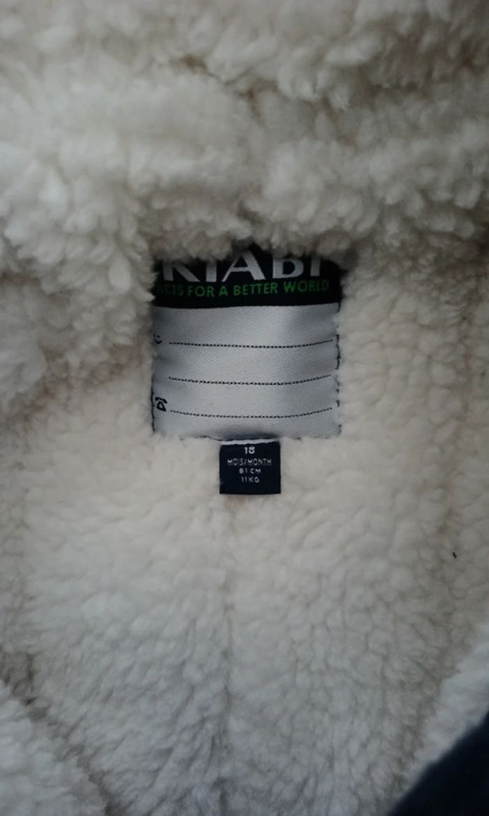 Chaqueta de invierno bebé/ Manteau hiver bébé - photo numéro 4