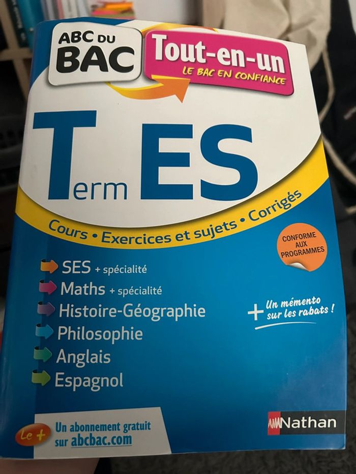 Tout en un le bac en confiance