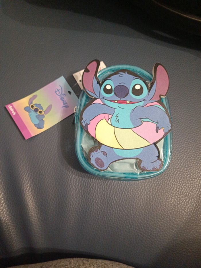 Porté monnaie sacoche stitch