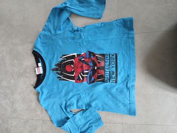 Tee-shirt manches longues spider man 