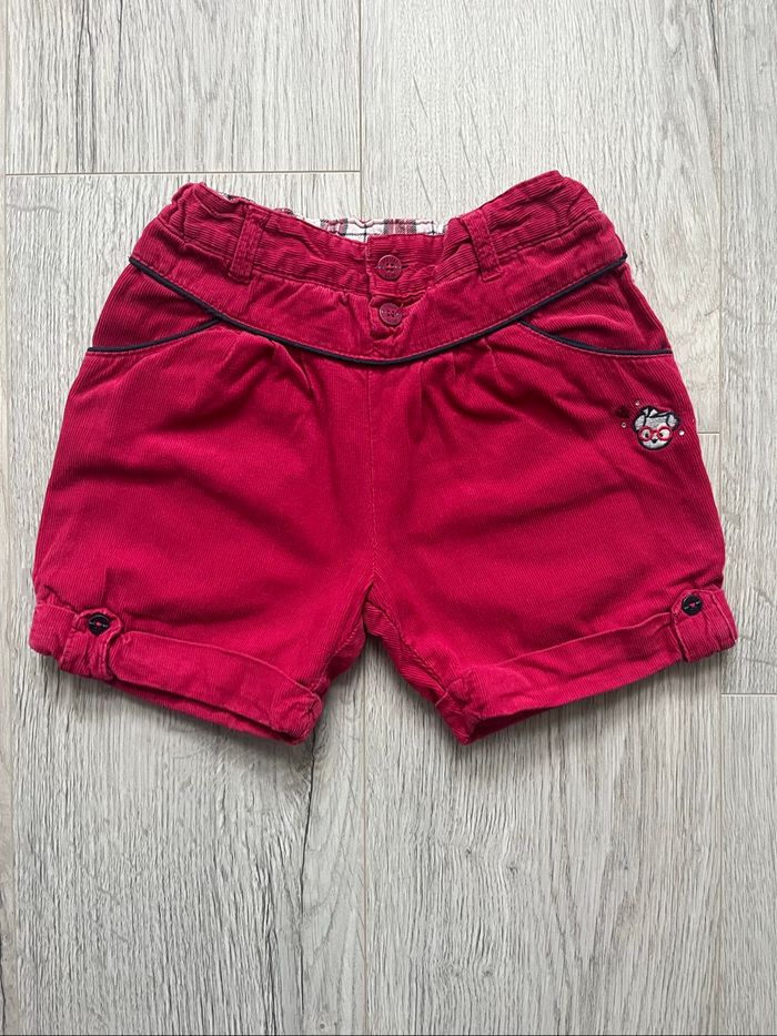 Short bébé hiver velours  marque Sergent Major – T.24 mois / 86 cm