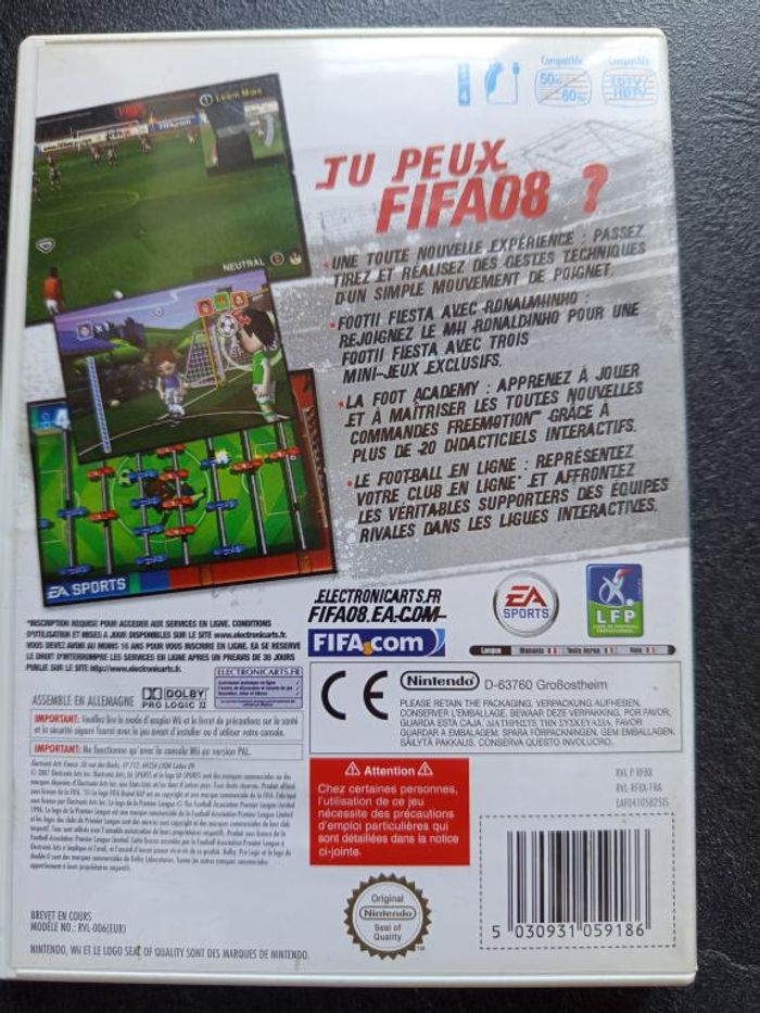 Nintendo - Wii - Fifa 08 - photo numéro 2