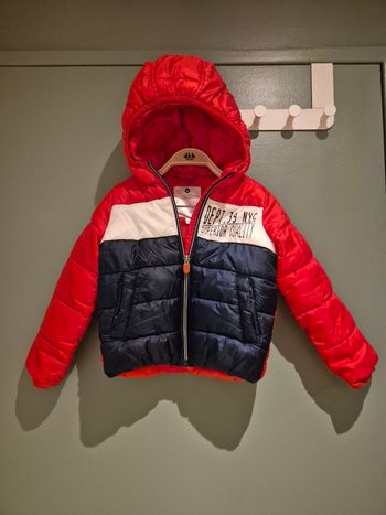 Doudoune garçon tricolore