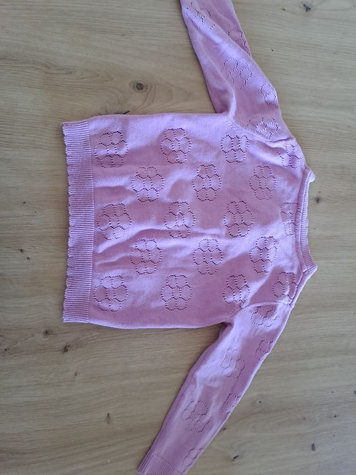 Gilet rose fille 3 ans