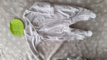 Pyjama velours fermeture devant