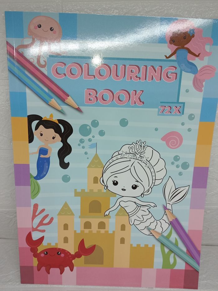 Livre de coloriage thème aquatique sirène - photo numéro 2