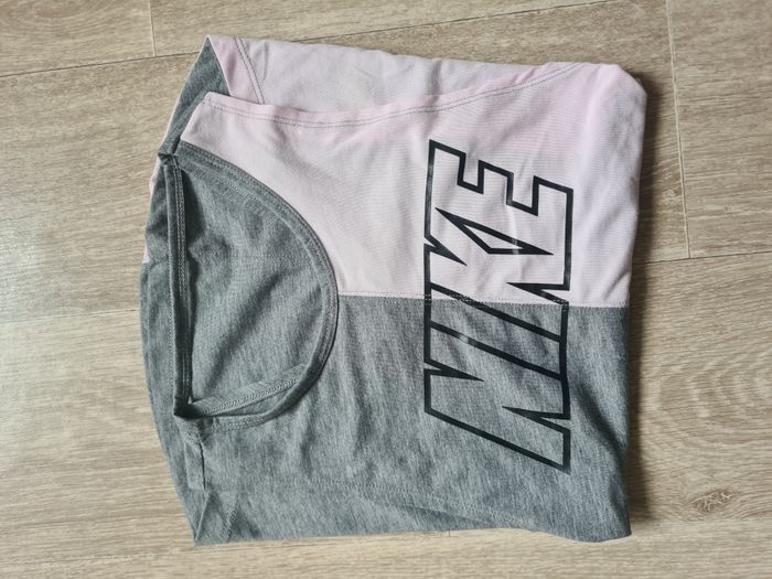 Débardeur Femme Nike Gris Rose Taille S Très Bon État Sport Fitness Running Été