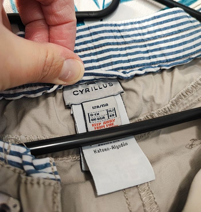 🦎 Bermuda - Beige - Cyrillus - 12 ans 🦎 - photo numéro 9