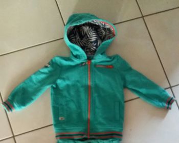 sweat a capuche gilet sergent major 24 mois