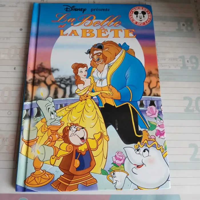 Livre  Disney  la belle et la bête