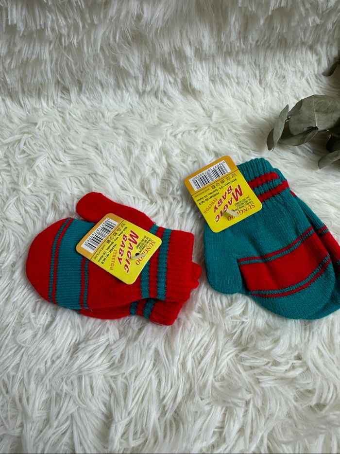 Lot de 2 paires de moufles Magic Baby - photo numéro 4