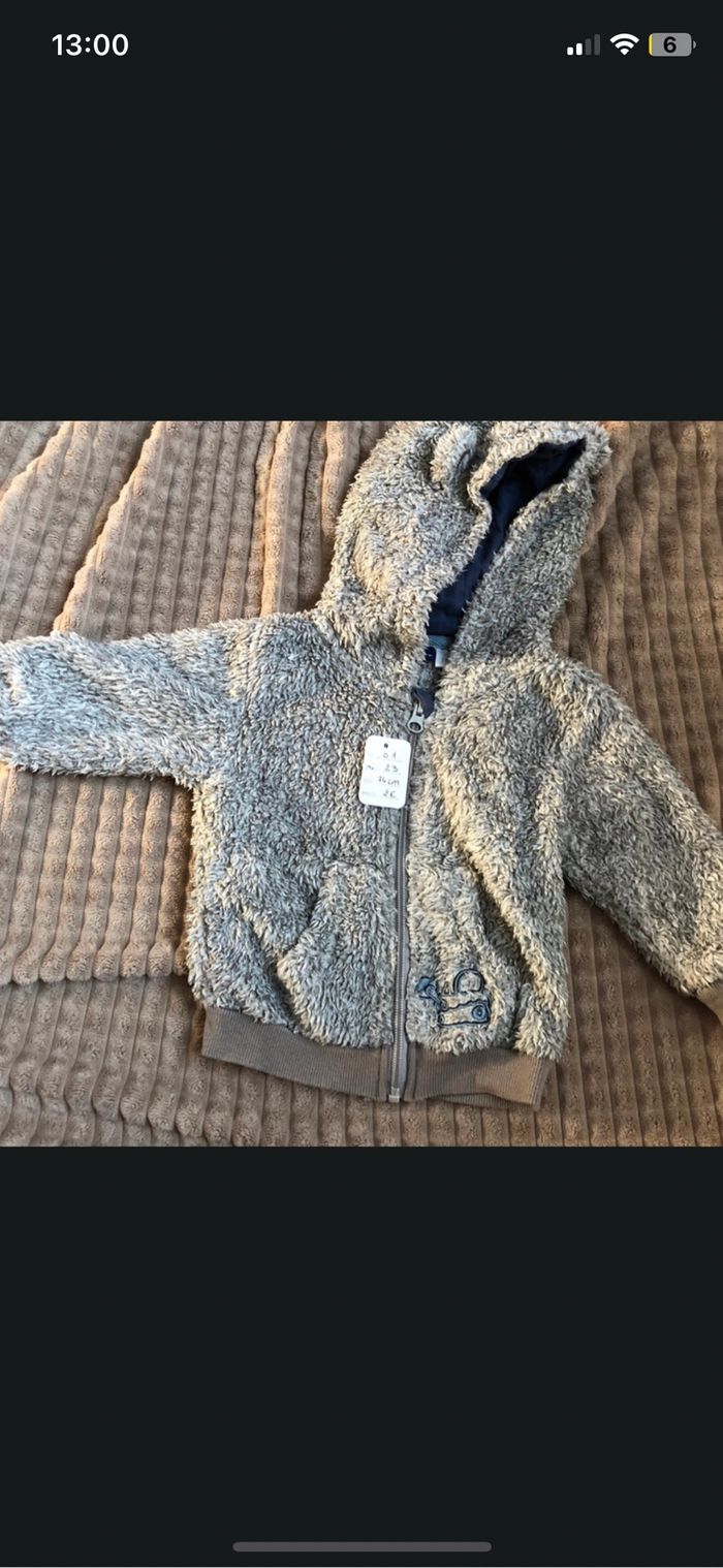 Veste chaude lupilu