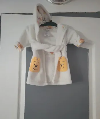 Peignoir de bain bébé winnie l'ourson