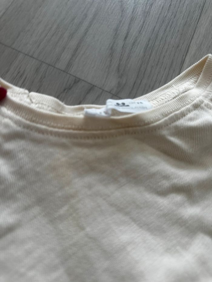 Ensemble beige fin et fluide Zara 6/9 mois 74 cm - photo numéro 3