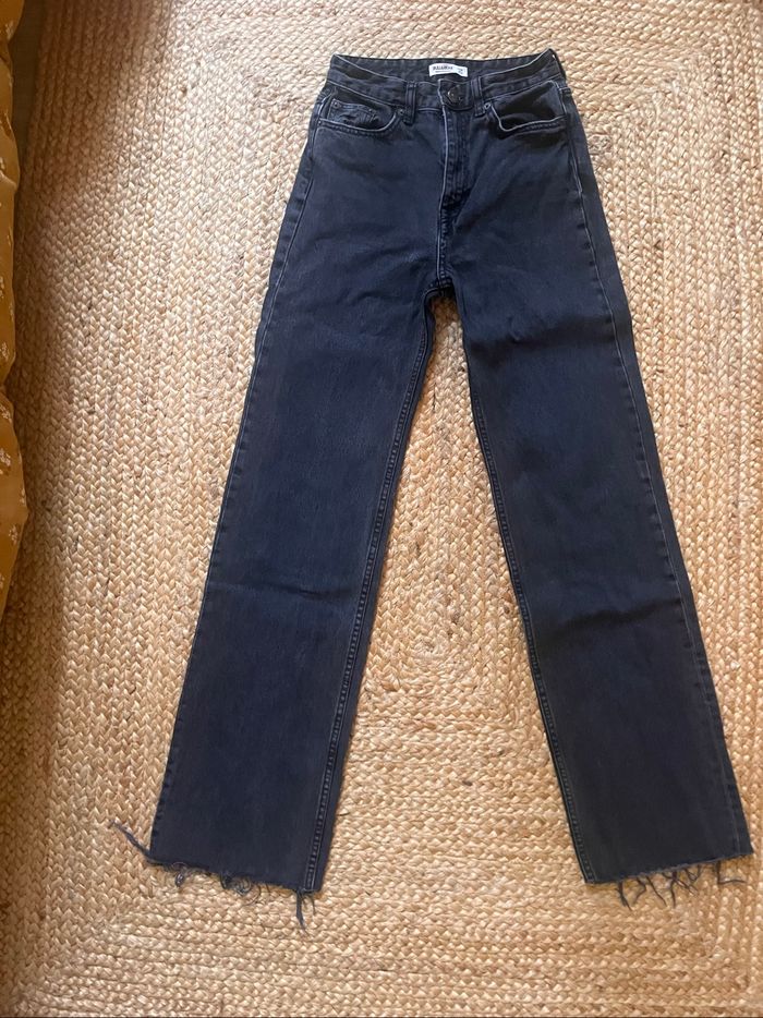 Jean Pull&bear noir délavé taille 36 tbe