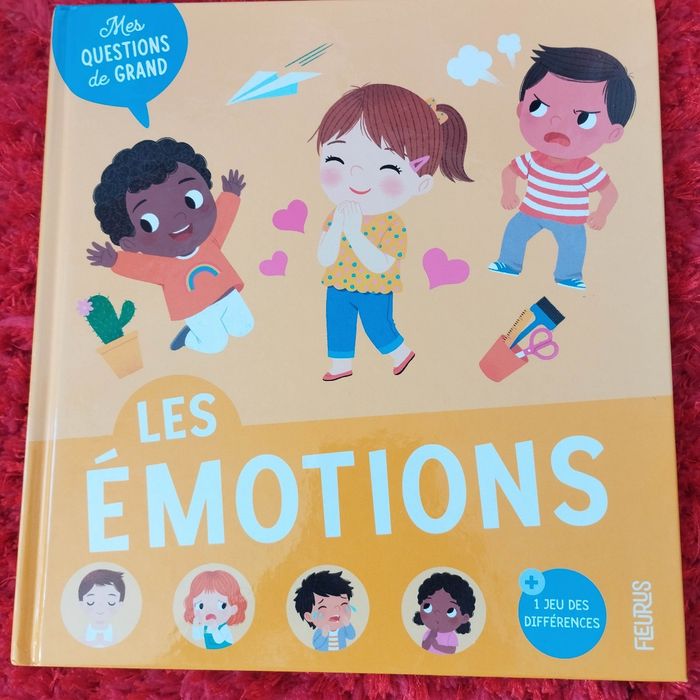 Lot 2 livres  enfant Fleurus mes questions de grand neuf  émotions corps humain - photo numéro 2