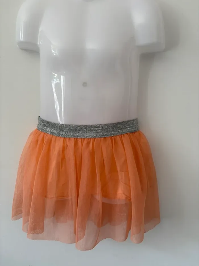 🌟 Jolie jupe tutu orange pailletée - Taille 3 ans 🌟
