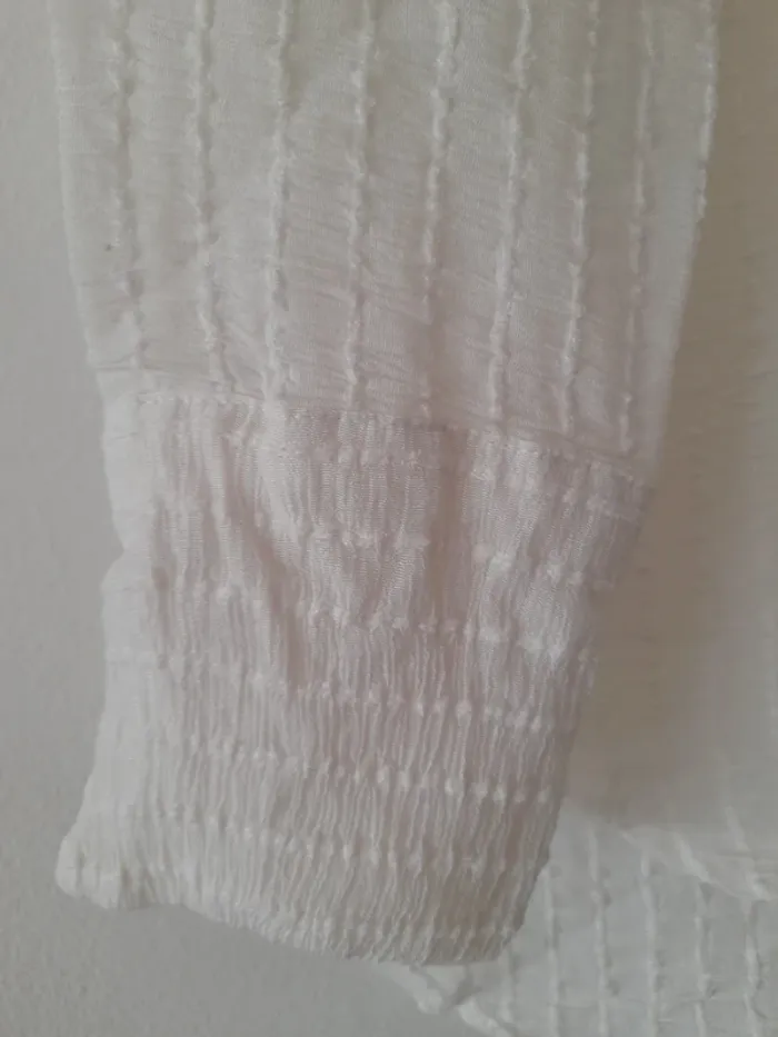 Chemise en voile gaufré et transparent - photo numéro 2