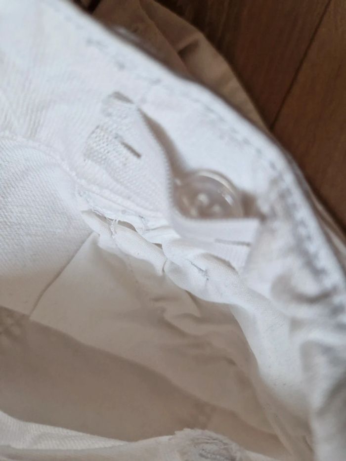 Short fille C&A en jean blanc 140 - photo numéro 4