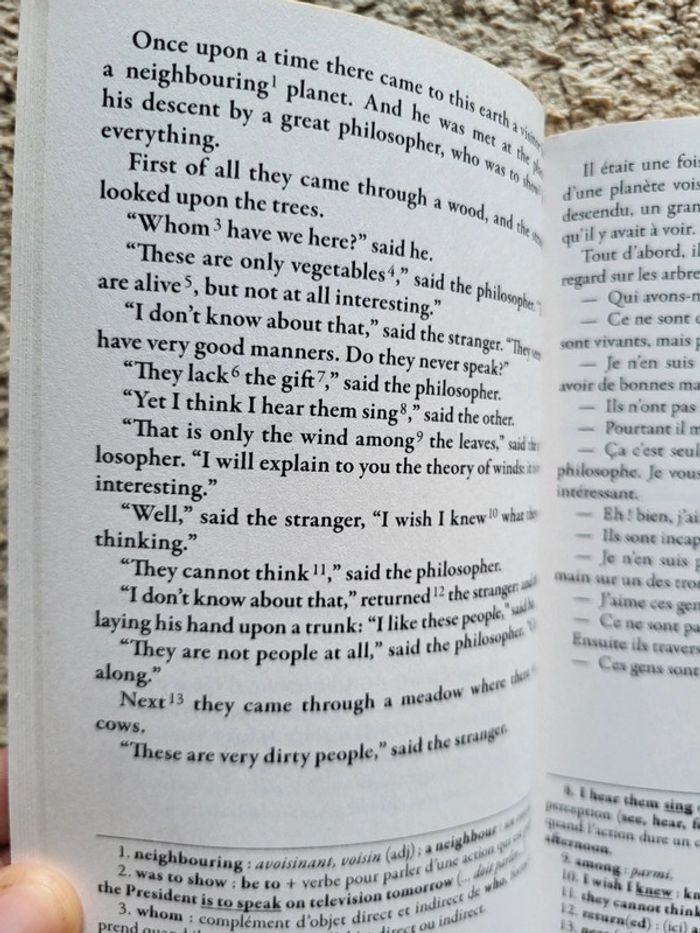 Livre bilingue Français / anglais 18 très courtes nouvelles anglaises et américaines - photo numéro 8