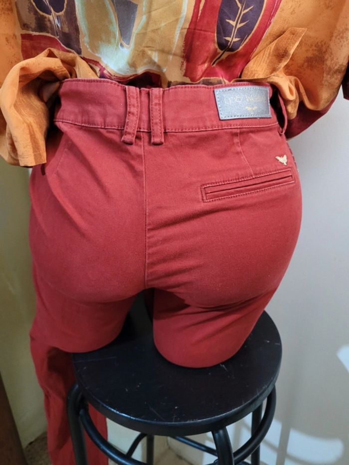 Pantalon Naomie, les petites bombes, bordeaux, taille 36 - photo numéro 5
