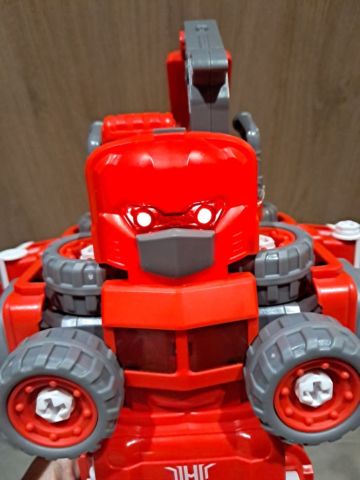 Transformer robot 5en1 camions de pompier à assembler - photo numéro 7