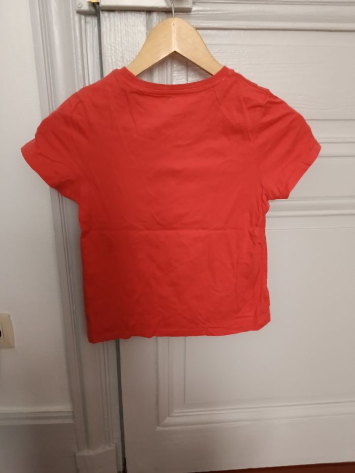 Tee-shirt Kiabi corail et multicolore - photo numéro 3