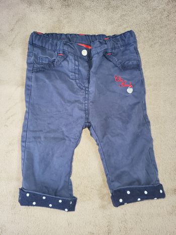Pantalon fille 12 mois