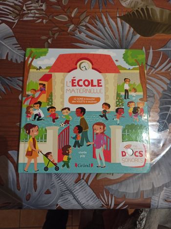 Livre l'école maternelle