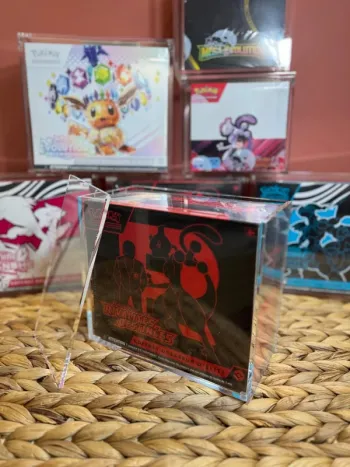 1 protection acrylique pour coffret Pokémon ETB
