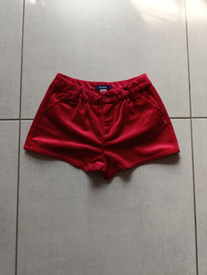 Short velours 4 ans
