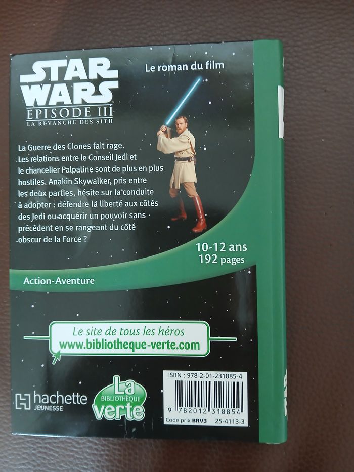 livre star wars episode 3 la revanche des sith 10/12 ans - photo numéro 2