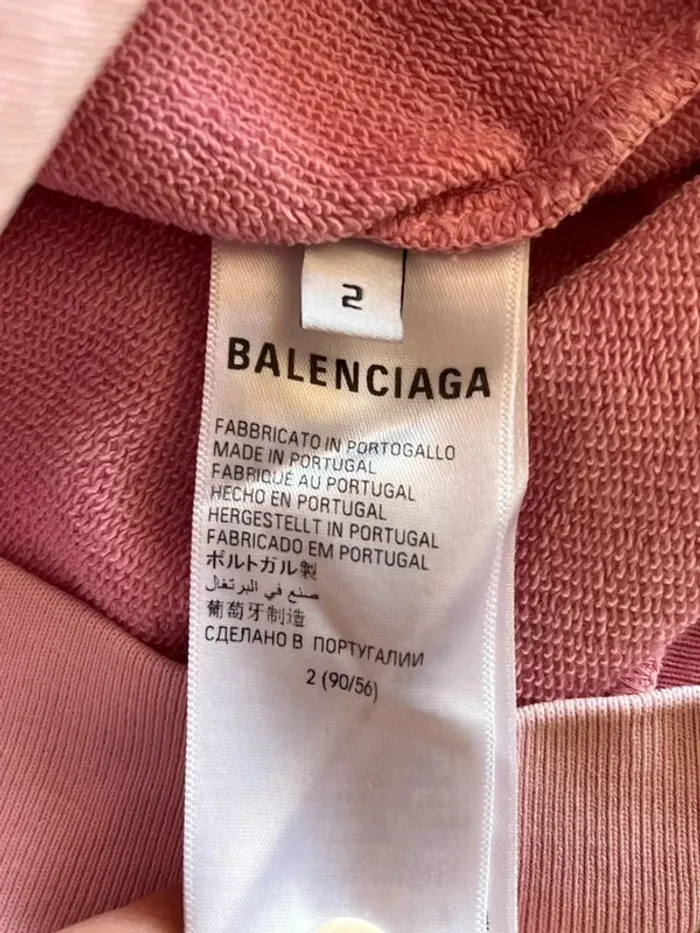Sweat rose pâle Balenciaga - photo numéro 5