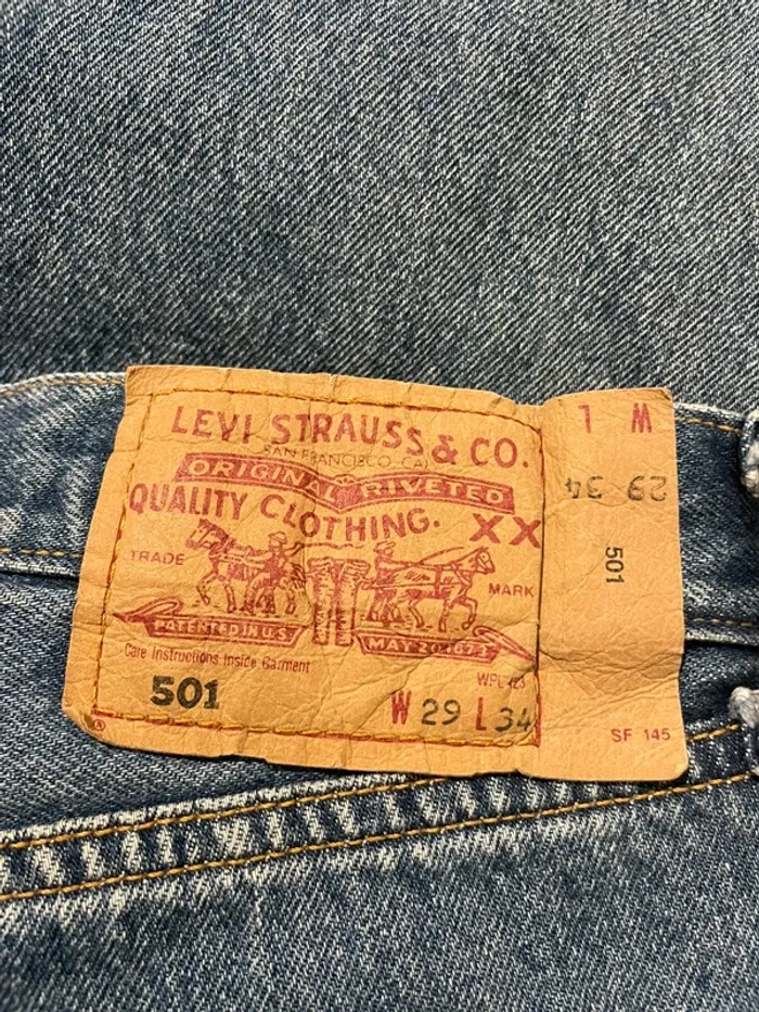 Jean Levi's 501 - Authentique - W29 L34 - Style vintage - photo numéro 15