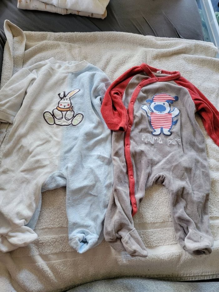 Lot de 5 pyjamas 3 mois garçon - photo numéro 2