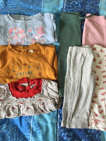 lot pull, legging 9 mois
