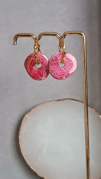 Jolies créoles tendances en acier inoxydable