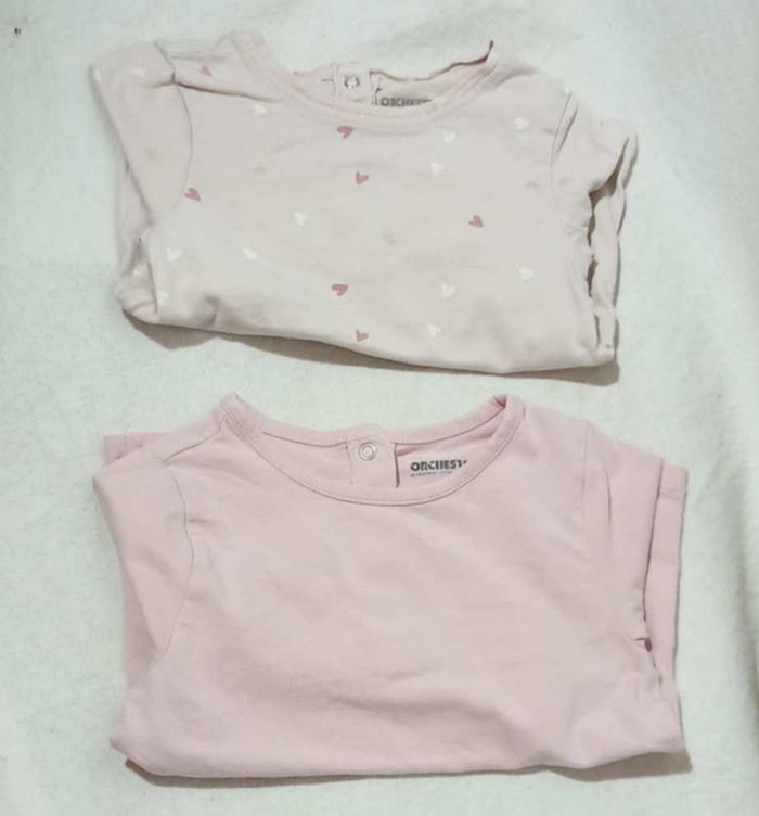 lot de 2 tee shirts Orchestra